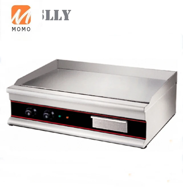 

Hot selling kitchen equipment industrial bbq griddle machine with for snacks