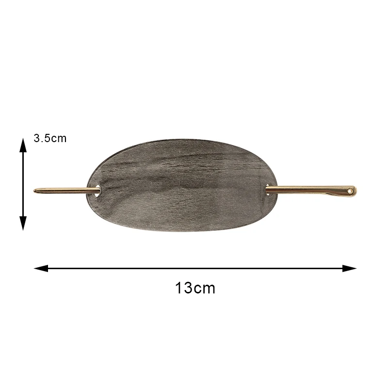 

1Pcs Fashion Simple Geometric Hair Clips Elegant Oval Hairpins For Women Girl Korean Hair Accessories Geometric Hair Sticks