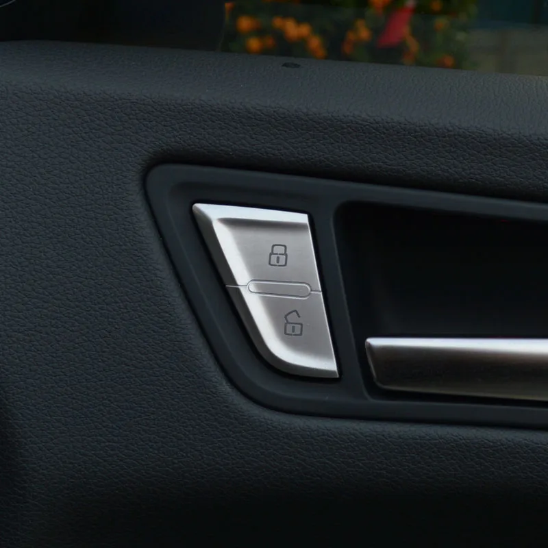 Кнопочные кнопки для разблокировки двери автомобиля CNORICARC Накладка Audi A4 2009 2015 Q5