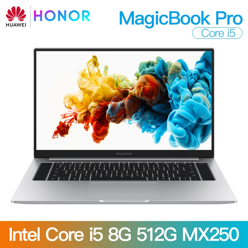Intel Core i5 8G 512 Ноутбук HUAWEI Honor MagicBook Pro(AMD Ryzen R5 3550H 8GB ram/512G SSD/16,1 ''ips sRGB - Цвет: Intel Core i5 8G 512