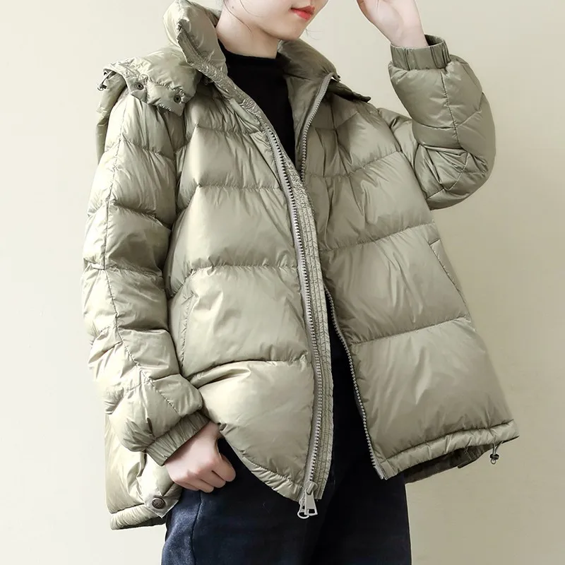 Зимнее пуховое пальто для женщин свободные теплые куртки 2019 Новые Топы с