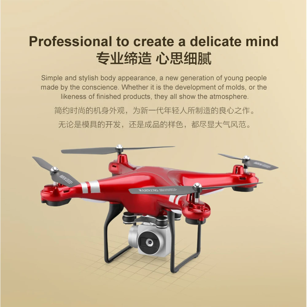 X52HD профессиональная ESC камера Дрон 480P wifi HD FPV на ру воздушный Квадрокоптер