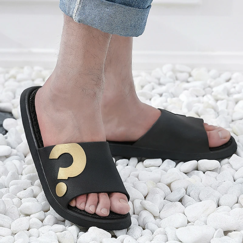 Мужские домашние тапочки всесезонные на толстой нескользящей мягкой подошве с