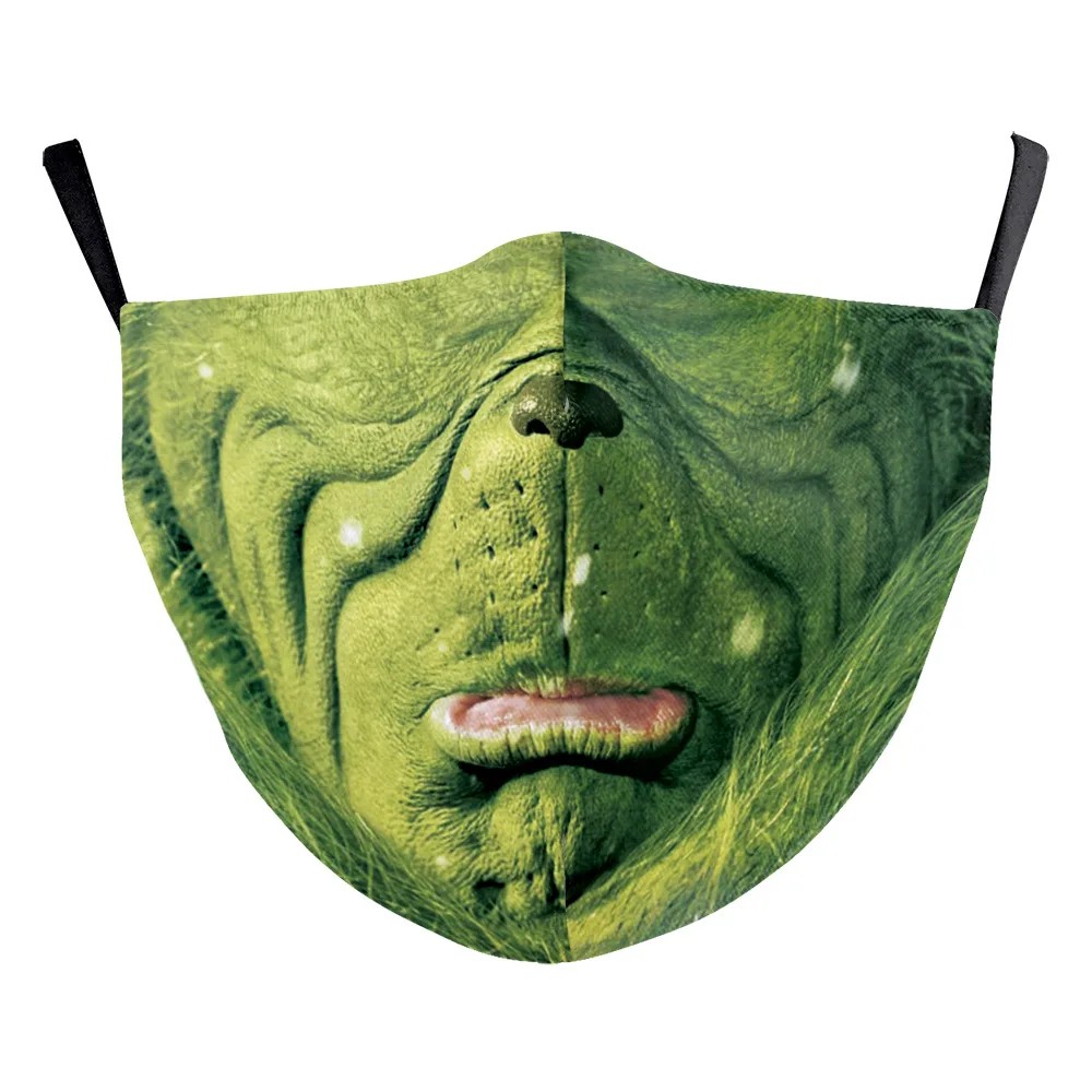 Как Гринч украл Рождество Косплэй уход за кожей лица маска против пыли маски для