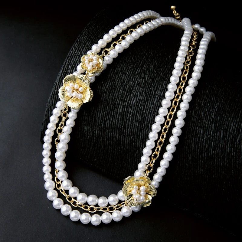 По европейскому стандарту элегантные легированные цветы нитка звено цепи