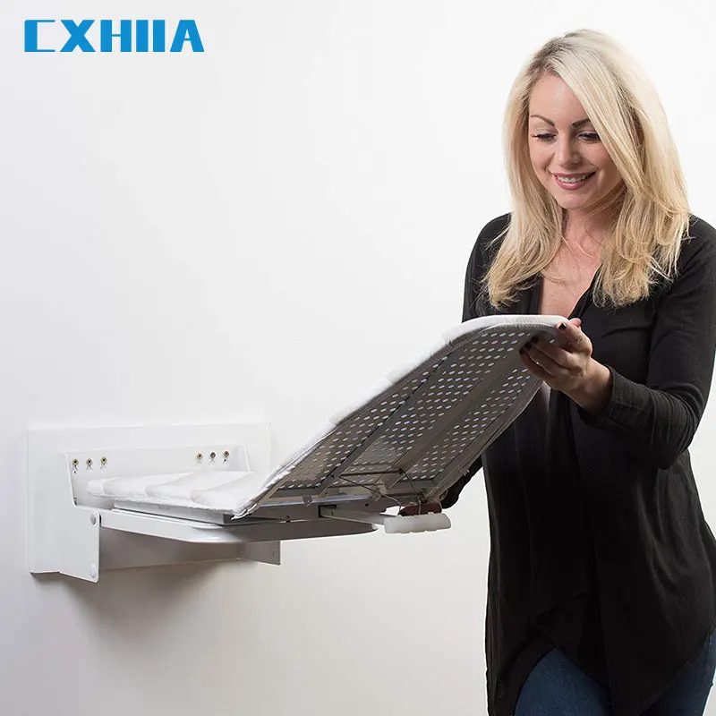 cxhiia home furniture wardrobe kitchen cabinet shelf closet built in lateral pull out drawer mount folding ironing board free global shipping