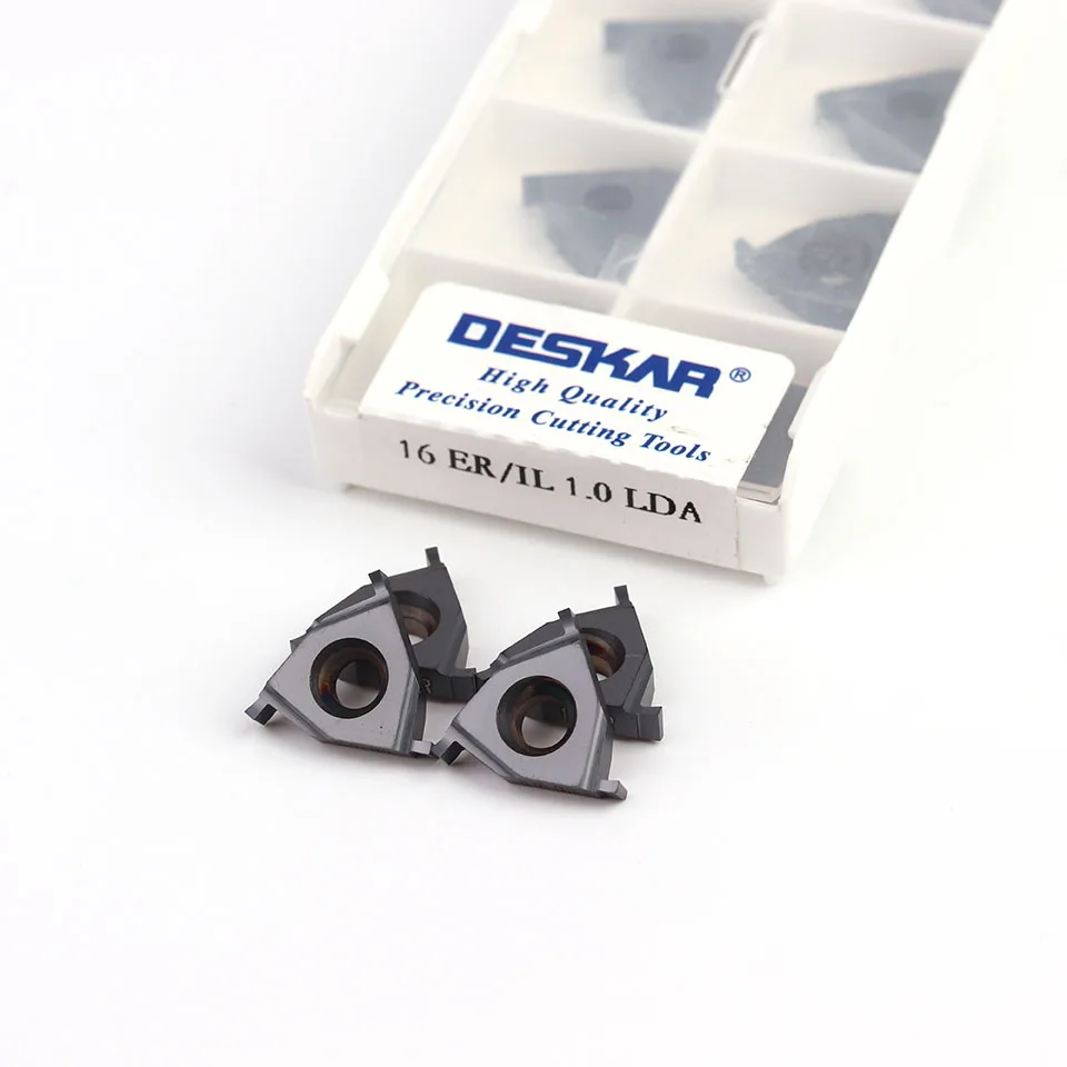 

DESKAR 16ER / IL 16IR / EL 0.8 0.9 1.0 1.1 1.2 1.2 1.3 1.4 1.5 1.6 1.7 1.8 1.9 LDA slotted carbide insert shallow groove tool