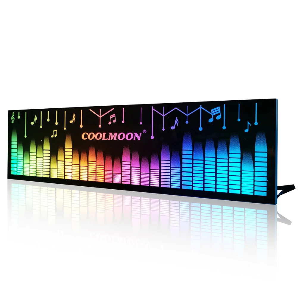 Настольный блок питания для ПК маленький светильник меняющий цвет боковая