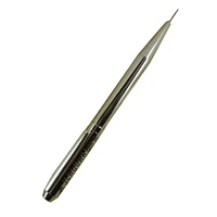unique design carved silver automatic pencils etching brass twist silver pencil with eraser brand 0 9mm mechanical pencils
