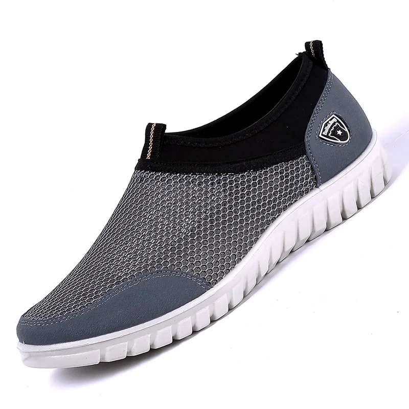 FONIRRA Men Casual Shoes 2020 Breathable Mesh Size 38-48 Slip On Soft Men's Loafers Outdoors Walking 342 | Обувь