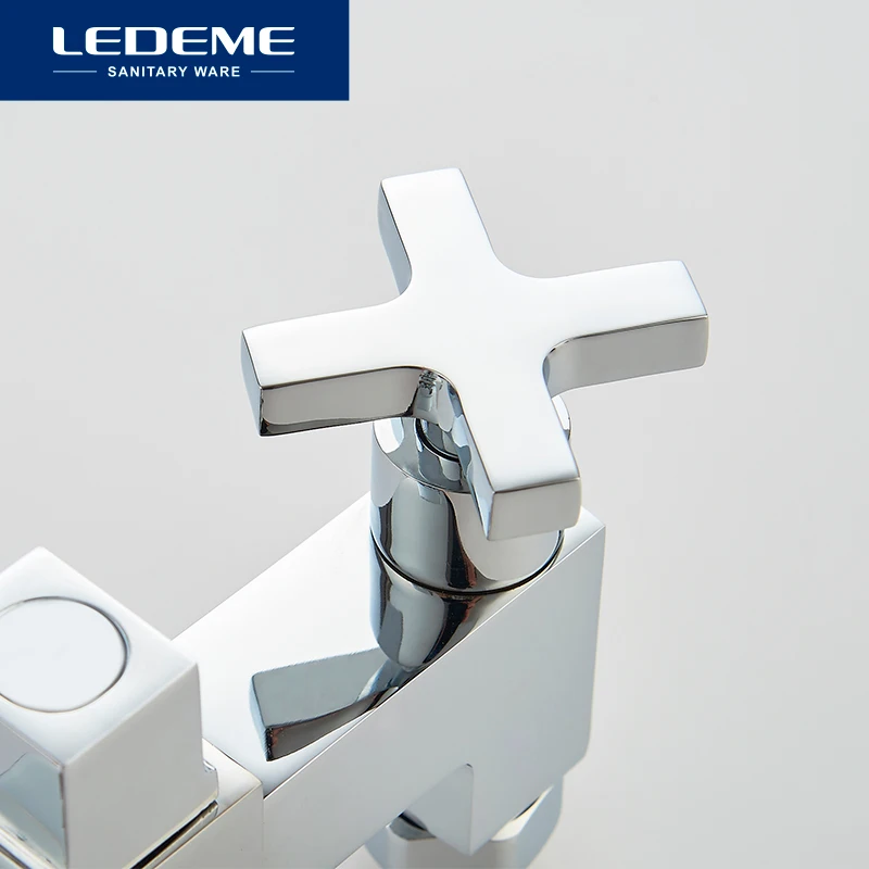 LEDEME Смеситель для ванны с длинным изливом 200мм. латунь Цвет: хром L3184|faucet set|faucet