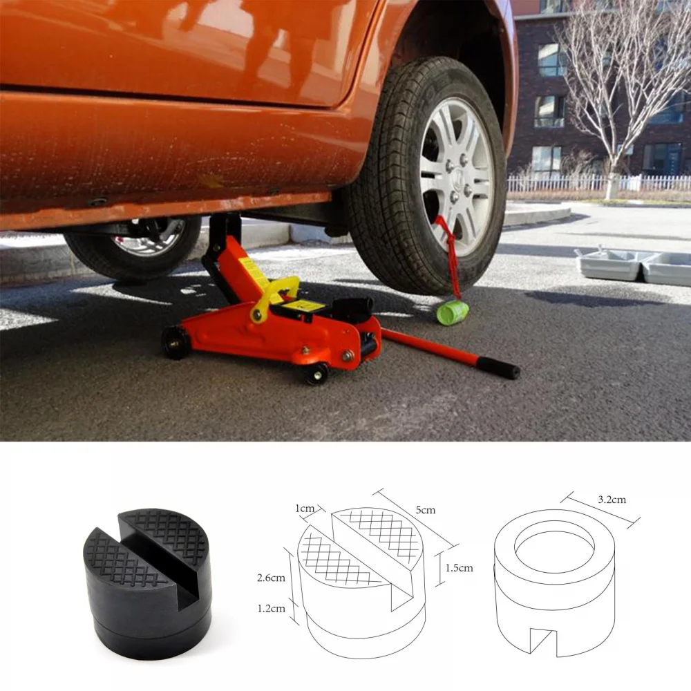

Car Rubber Jack Pad Frame Protector Adapter Jacking Tool Pinch Weld Side Lifting Disk for Lexus Nissan Fiat Toyota Volvo BMW i3