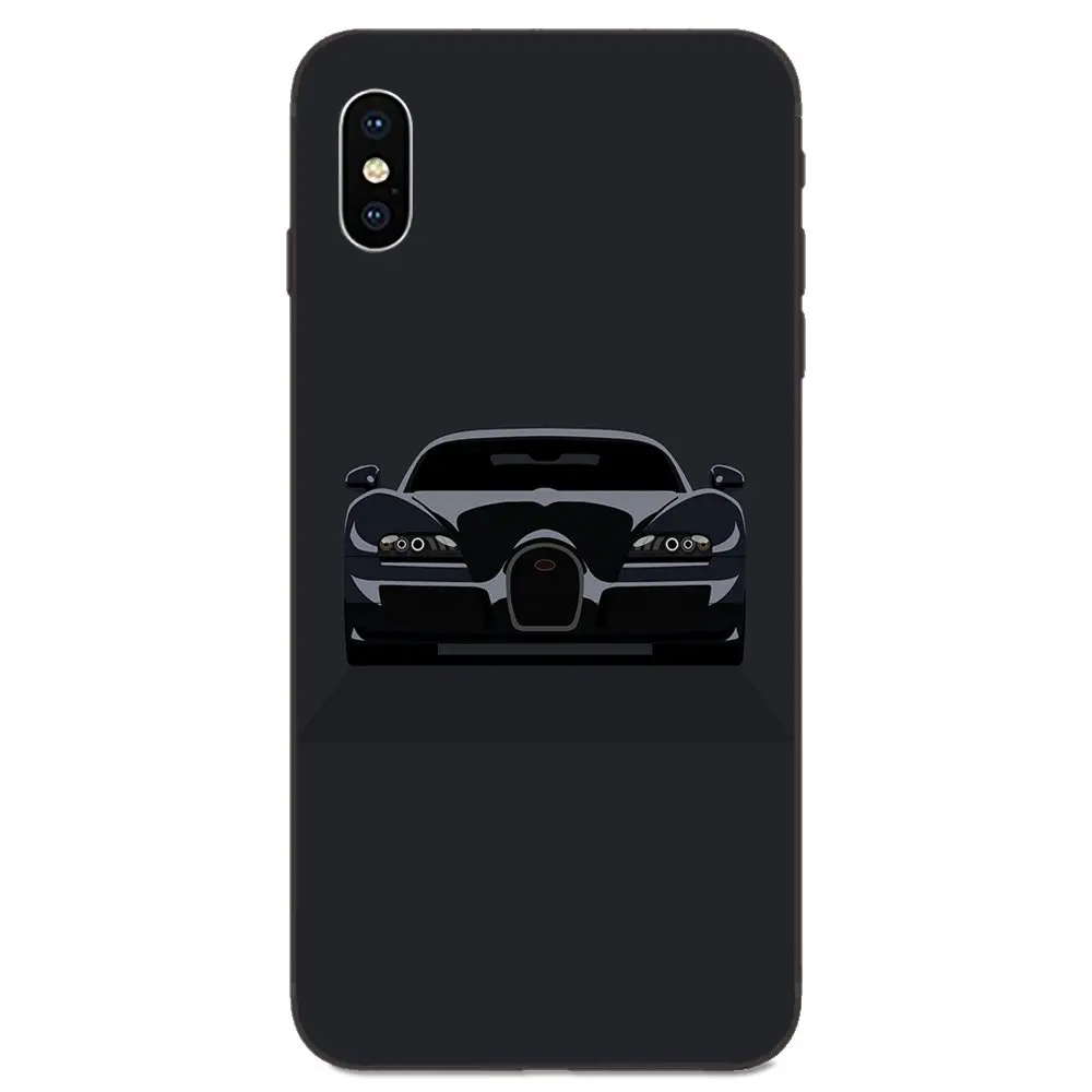 ТПУ чехол Роскошный Bugatti Veyron автомобили для Apple iPhone 4 4S 5 5S SE 6 6S 7 8 11 Plus X XS Max XR Pro |