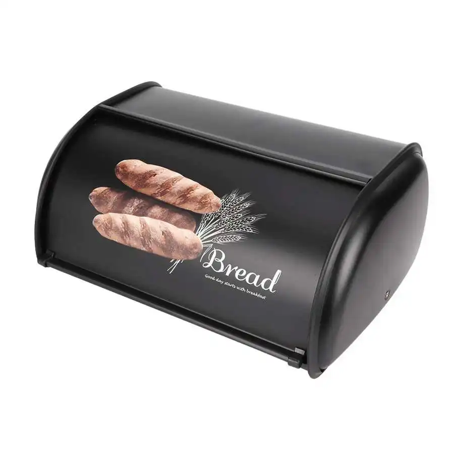 Старинный ящик для хранения большой Ёмкость Нержавеющая сталь Хлебница