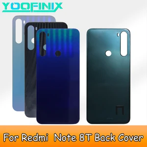 for xiaomi redmi note 8t back battery cover case 4d glass back cover with adhensive for xiaomi redmi note 8t free global shipping