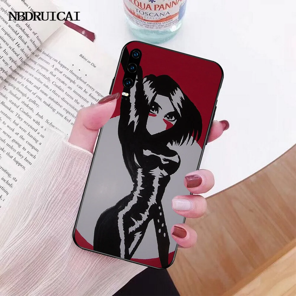 NBDRUICAI Alita Battle Angel Новое поступление черный чехол для сотового телефона Huawei P30 P20 P10 P9