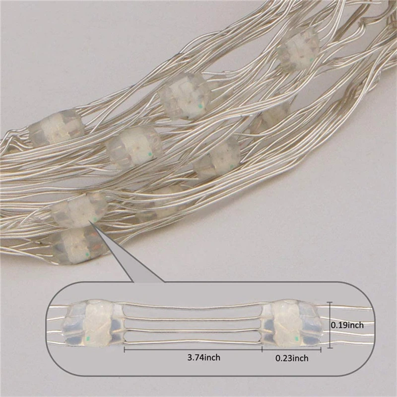 СВЕТОДИОДНАЯ Гирлянда RGB с умным Wi-Fi управлением водонепроницаемые цветные