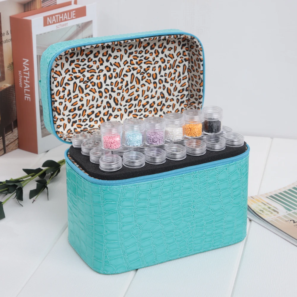 Ящик для хранения 84 отделения дизайн с алмазным узором алмазная вышивка Стразы