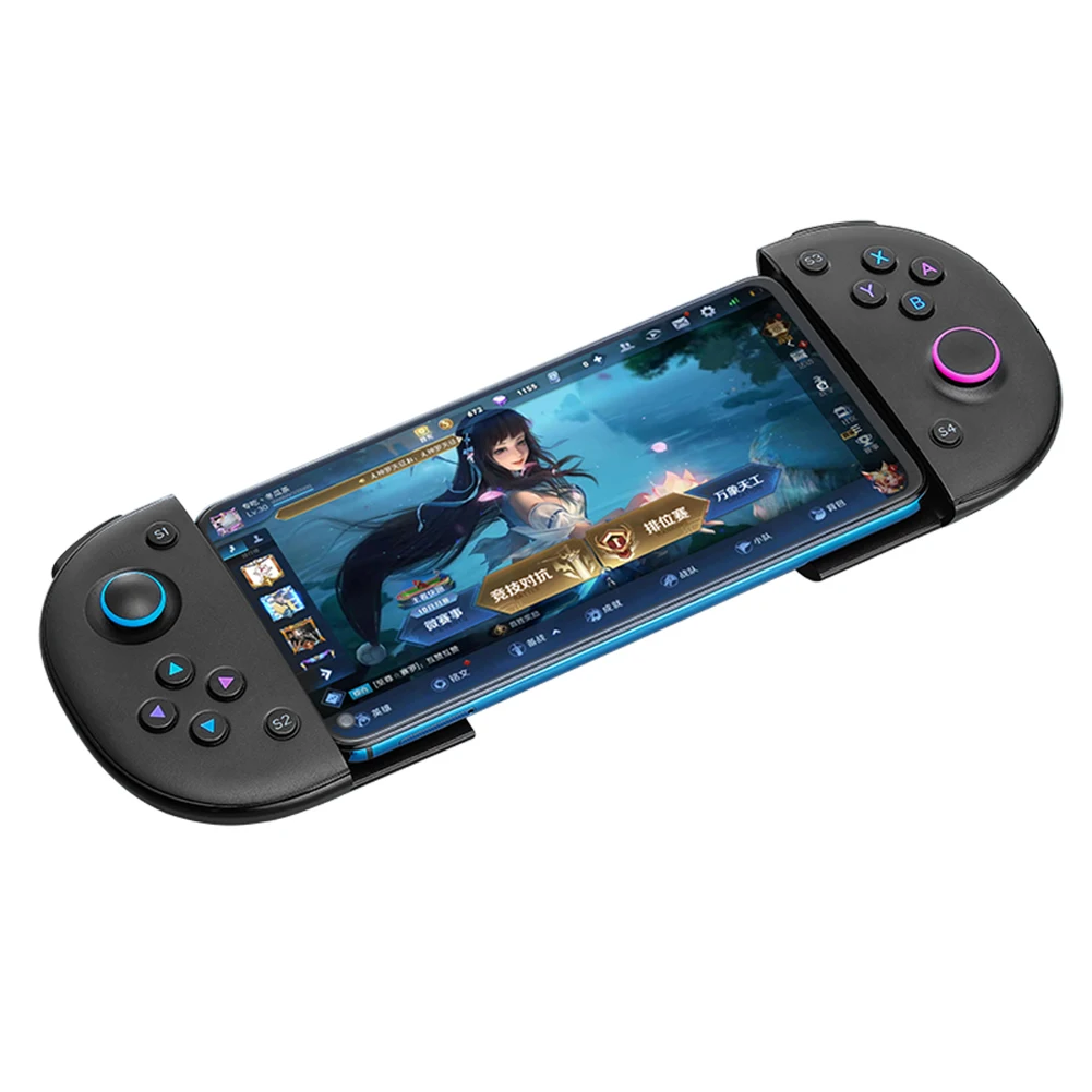 

Portable Type C Game Controller Telescopic Phone Holder Gamepad Extendable Joystick for 6.68 inch Android iPhone