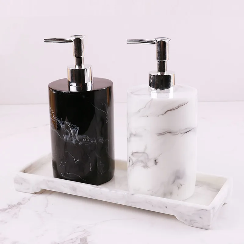 500 ML resin emulsion bottles Creative latex Liquid soap Donor bath set decoration bathroom accessories | Дом и сад