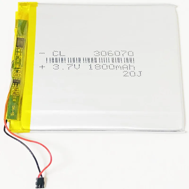 3 7 V 1800 мА/ч 306070PL 4G 15 / 4K 19 для карманной книги 614 615 616 624 626 640 Digma E628 R657 R659