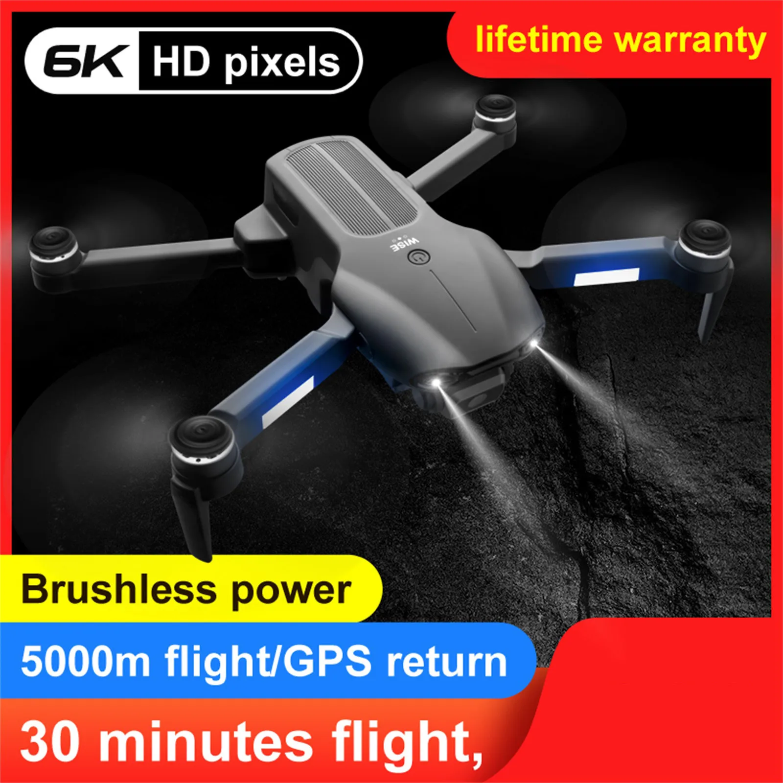 F9 дрона с дистанционным управлением 5G Wi Fi Fpv GPS 6K HD двойной Камера дистанционного