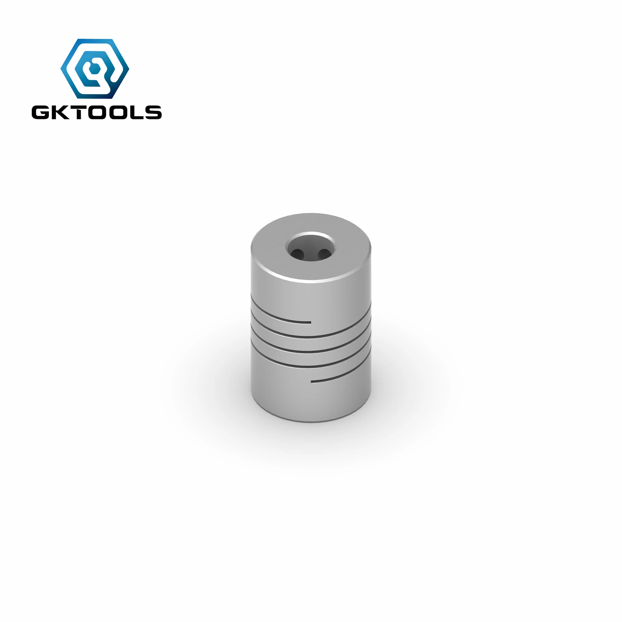 GKTOOLS алюминиевый чпу двигатель челюсти вала соединитель 2 мм до 8 гибкая муфта OD