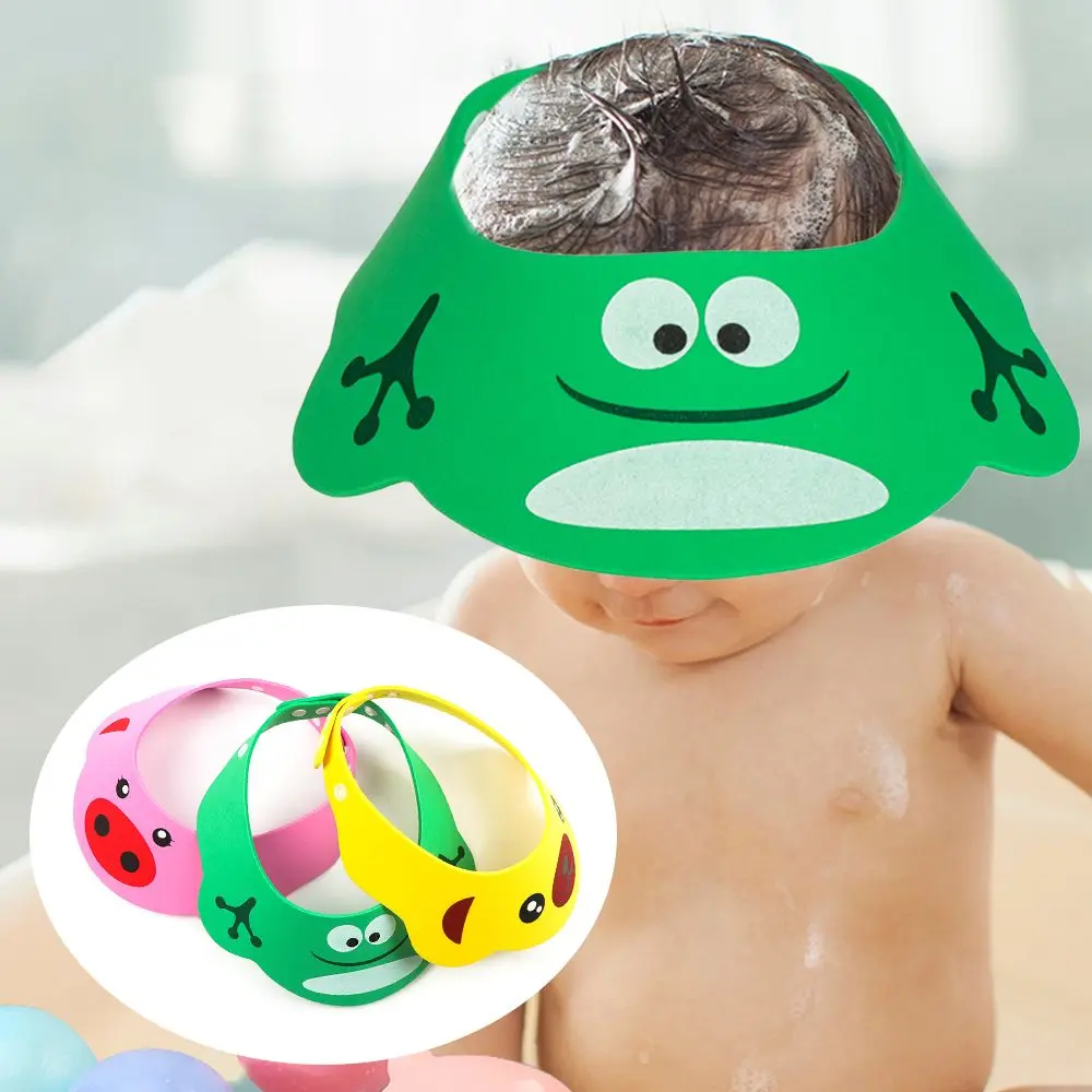 Fashion Portable Eye Protection Waterproof Ear Protection Bath Visor Baby Shower Hat Shampoo Cap Wash Hair Shield