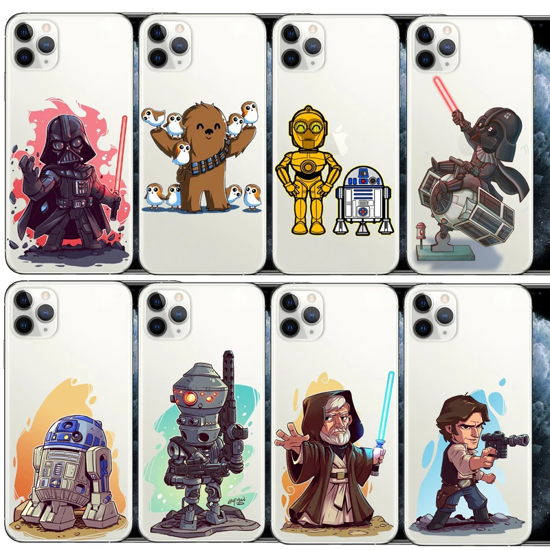 Дарт Вейдер Звездные войны Детский Силиконовый ТПУ чехол для телефона iPhone 5 5S 6 6S