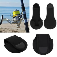 fishing reel bag protective bag thickened black water drop round bag drum bag protective cover fishing gear accessories