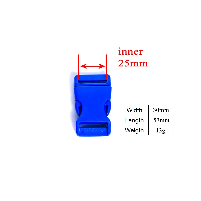 Retail 25mm deep blue release plastic clasp for handmade DIY dog collar belt backpack student bag high qualit acceory BU25P15 | Дом и сад