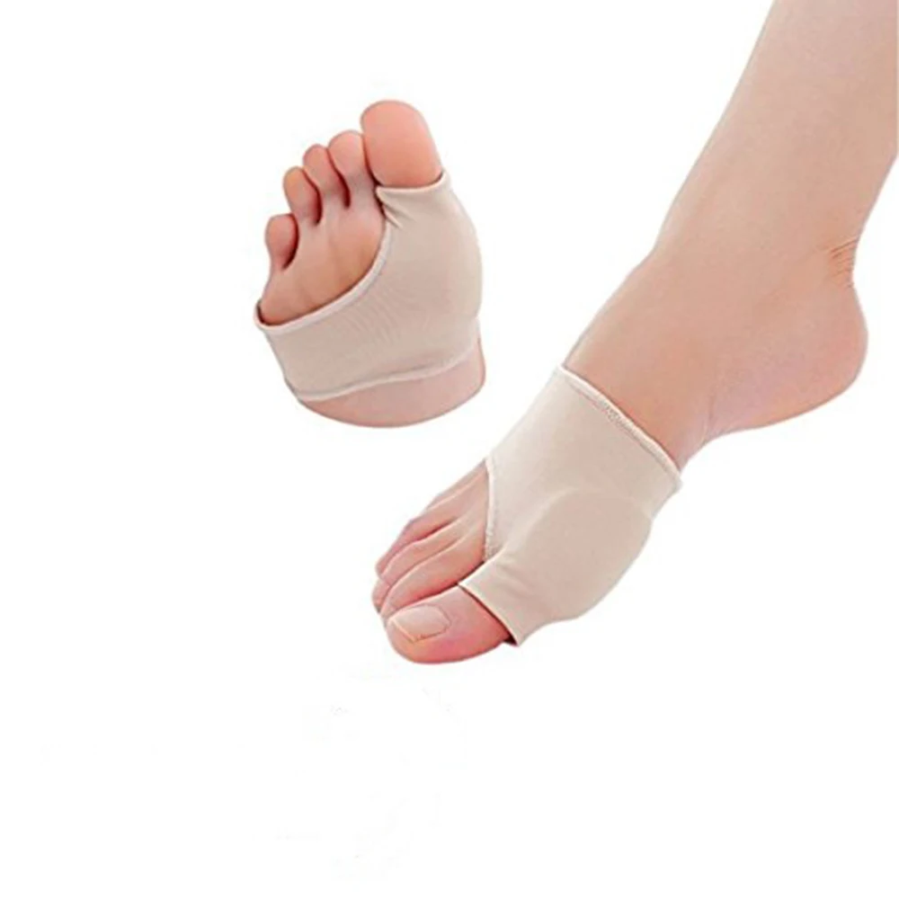 Aptoco 2 шт. гелевый корректор Bunion растягивающийся нейлон защита от вальгусной