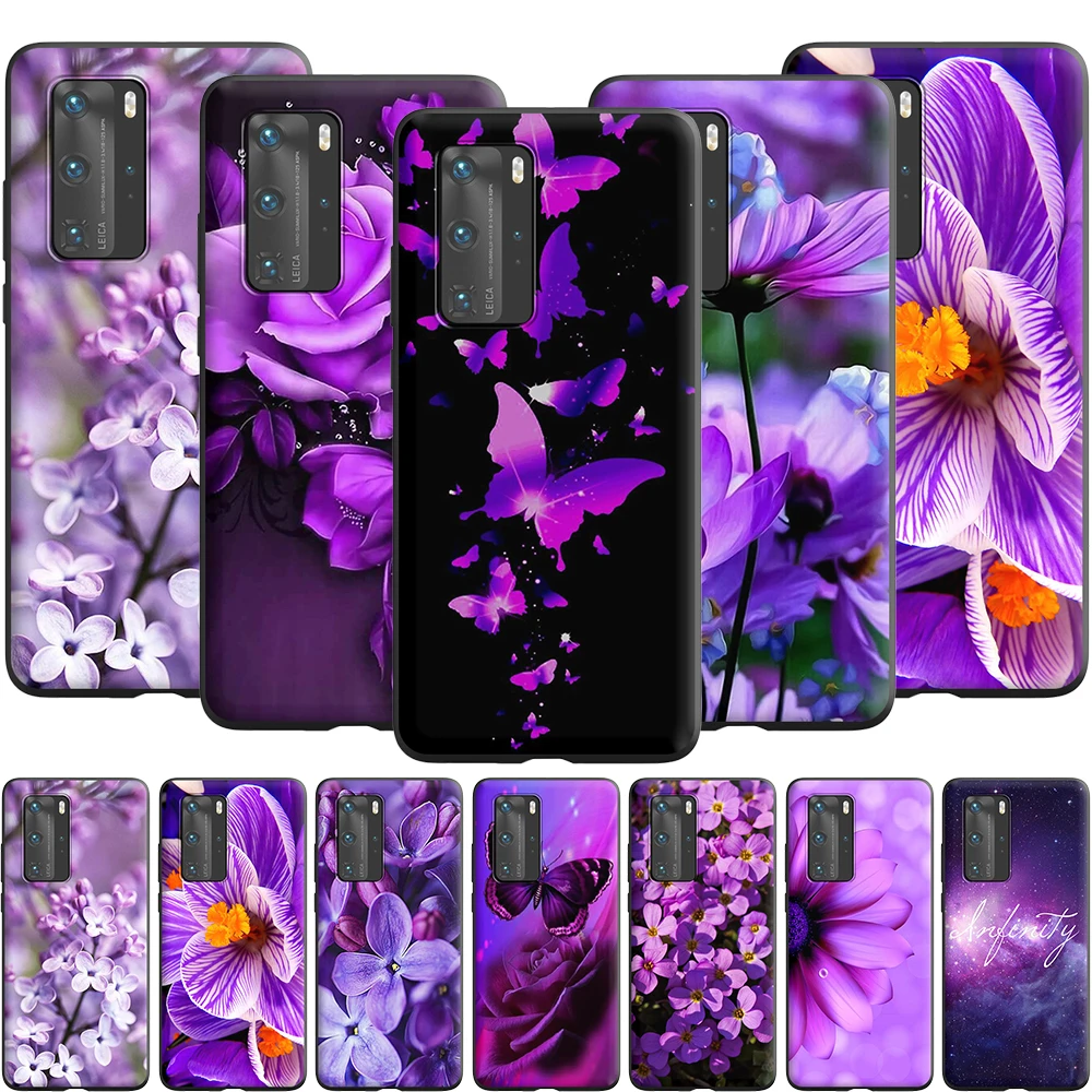 Чехол Infinity on Purple для Huawei Mate 10 20 Lite Y6 Y7 Y9 Y6P P Smart S Y5P Y8P 2019 | Мобильные телефоны и