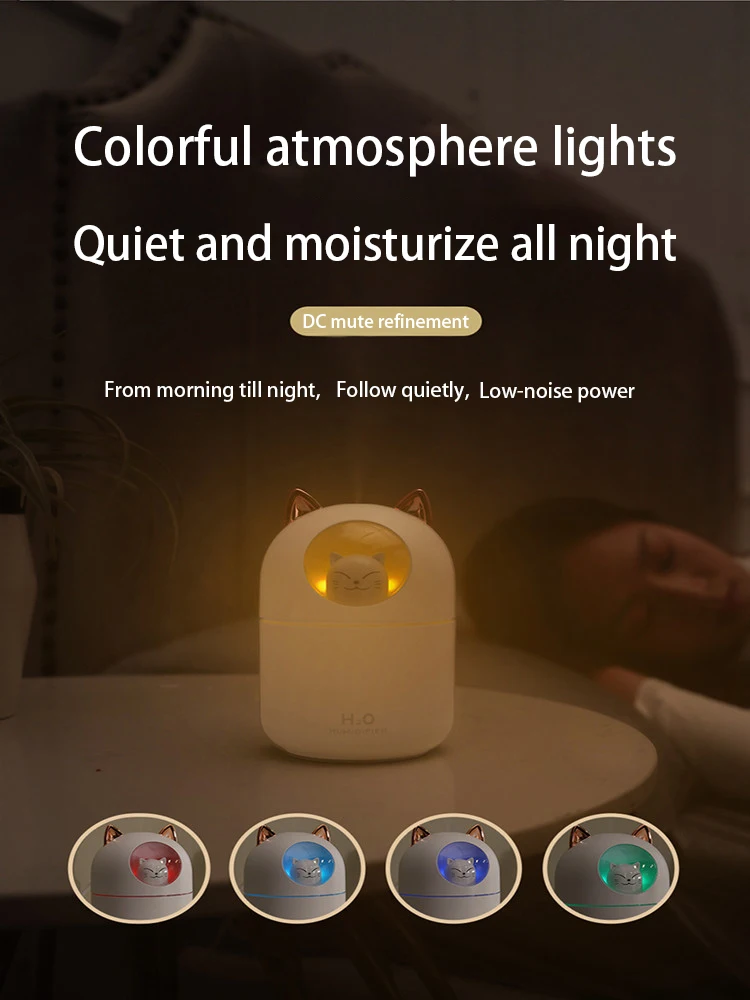 

Humidifier Household Ultrasonic Diffuser Small Air Purifier Large Atomization USB Gas Car Aromatherapy Essential Oil Diffuser