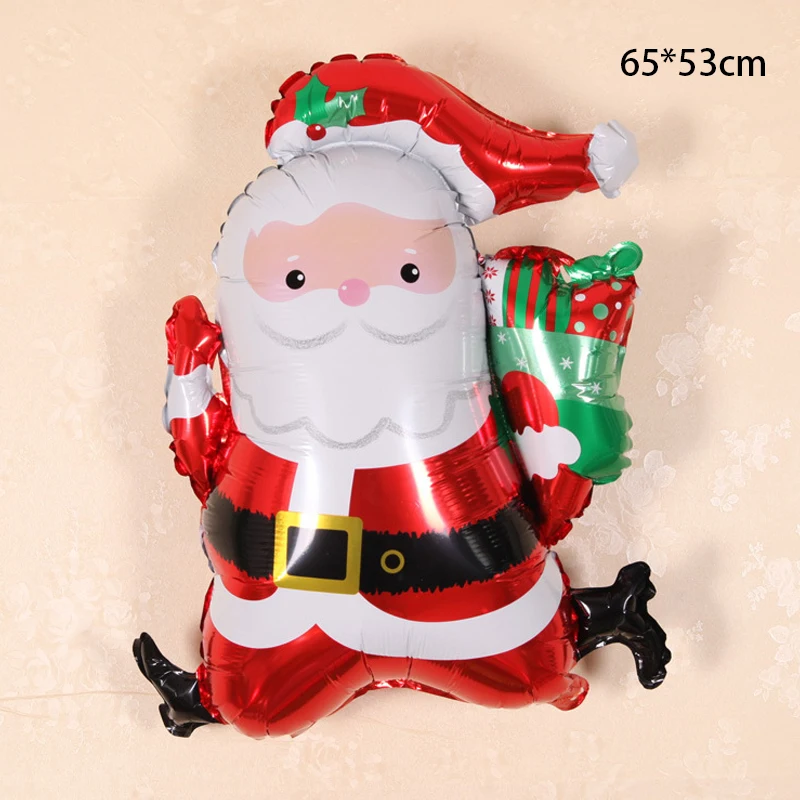 

Christmas balloons santa claus shape aluminum film balloon holiday party decoration aluminum foil balloon wholesale