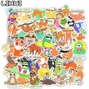 50 шт., водонепроницаемые наклейки на автомобиль, ноутбук, гитару, холодильник, скейтборд, чемодан