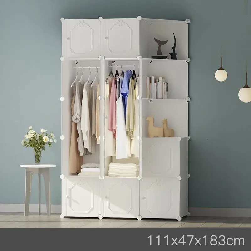 Version C Мобильный дальномер Chambre Kleiderschrank Armario Tela Meble комод мебель для спальни Guarda Roupa Mueble шкаф - Цвет: Version C
