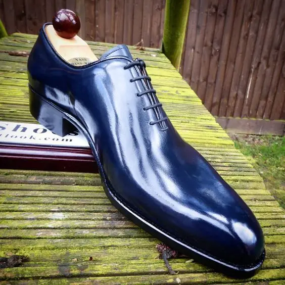 

New Arrival Men's Shoes High Quality Pu Leather Lace-up Dress Business Shoes Male Vinage Classic Zapatos Soulier Homme HE009