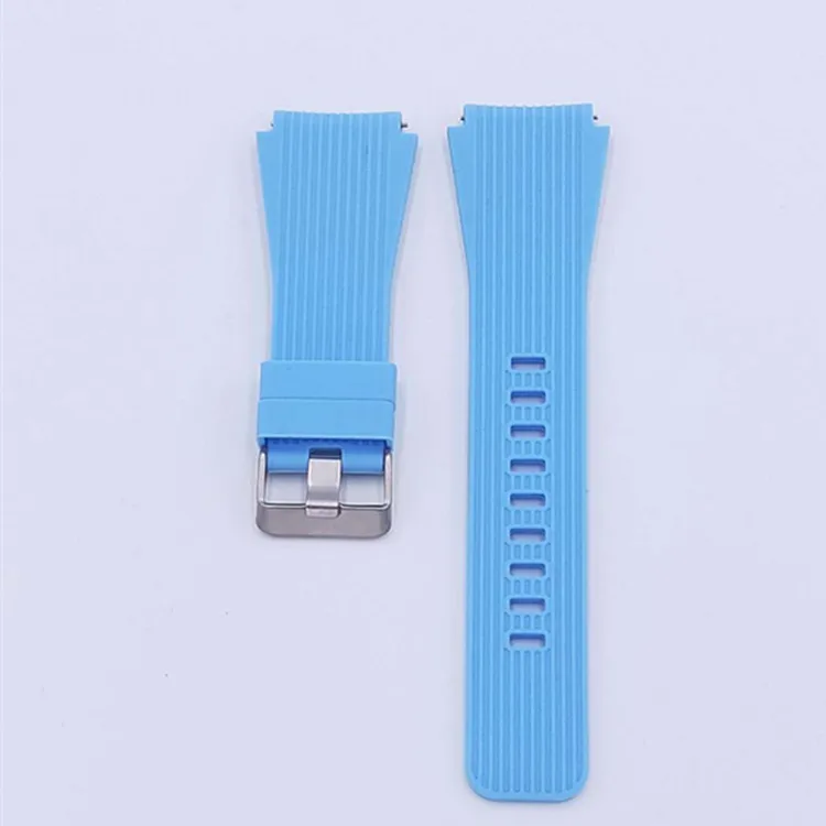 light blue Для Huami Amazfit GTR 47 мм спортивный силиконовый ремешок 22 мм ремешок для часов резиновый браслет ремень ремешок для Xiaomi Huami Amazfit 2 2S - Цвет ремешка: light blue