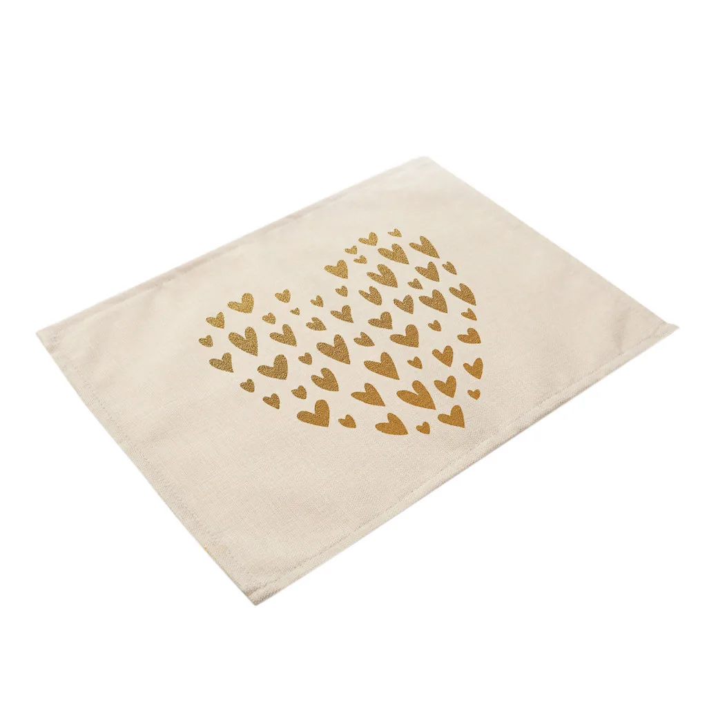 Милые стильные прямоугольные одноцветные хлопковые льняные миски с узором в