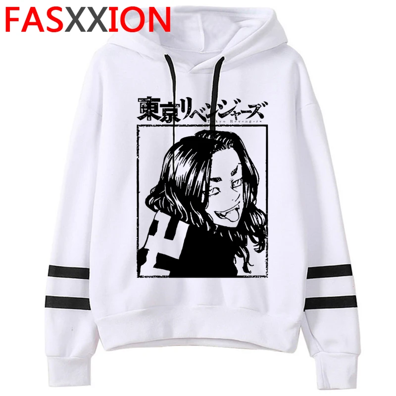 

Japanese Anime Tokyo Revengers Funny Hoodie Women Hanagaki Takemichi Ken Ryuguji Haori Kimono Manga Graphic Sweatshirt Female