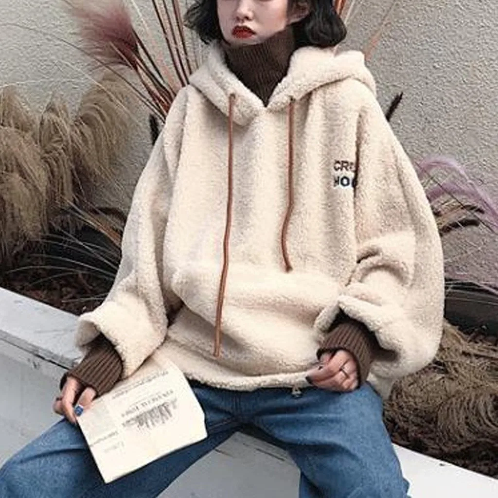 Модный свитшот женские толстовки большого размера Осенний топ с имитацией двух