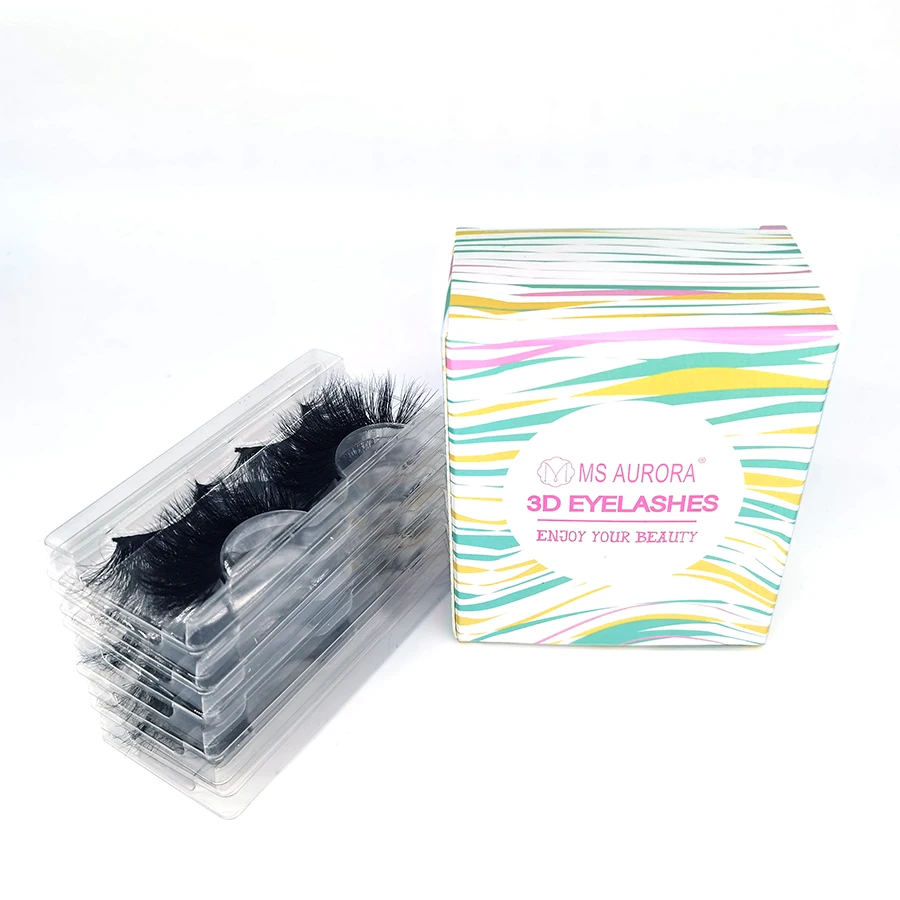 

25mm Lashes 10/20/30 Pairs Mink Eyelashes Maquiagem Lifting De pPestaas Extensions Cils Rehaussement Wholesale Fluffy In Bulk