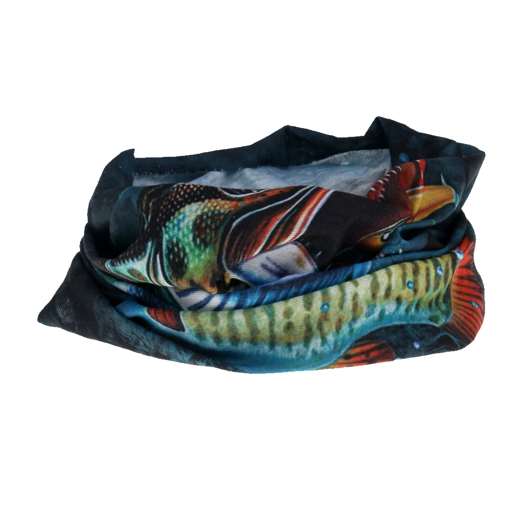 Рыболовная трубка шарф головной убор головная повязка Летающая Рыбалка анти УФ W/
