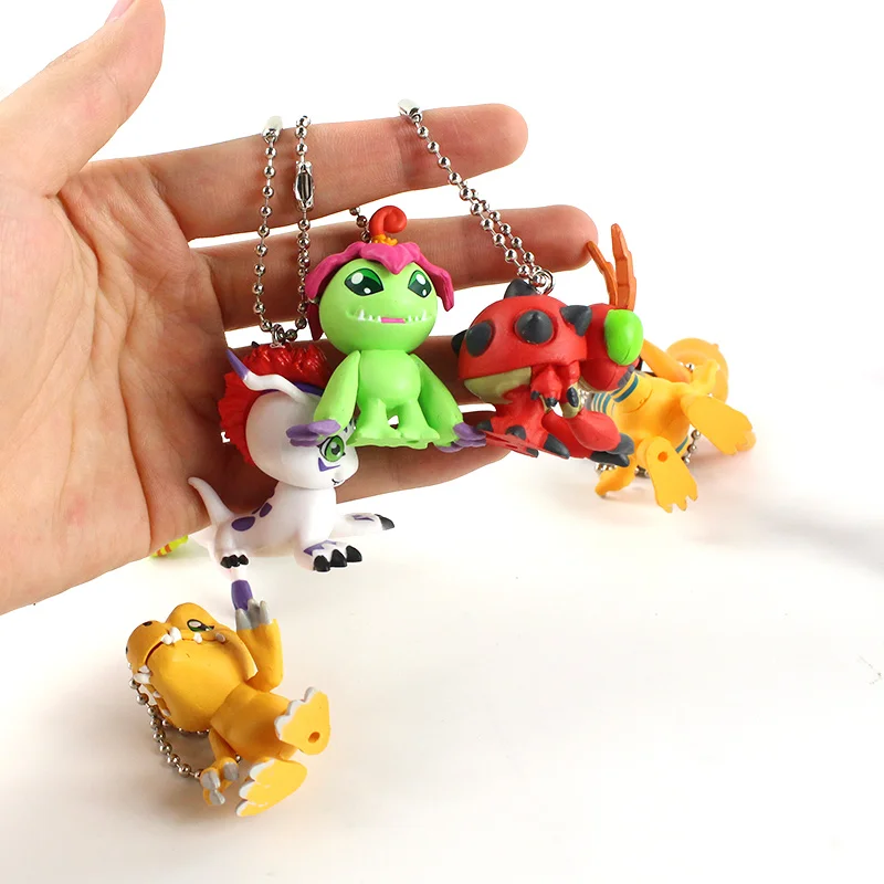 3-5 см 8 шт./лот Digimon Приключения агумон габумон патамон тэпмон гомамон фигурка