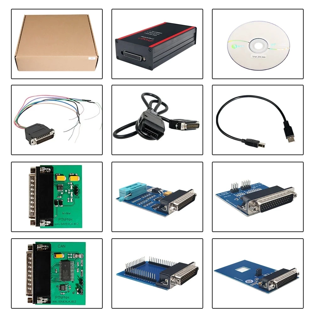 2021 Iprog Pro Plus V87 полный с Eeprom зонд адаптеры поддержка IMMO + пробег подушка