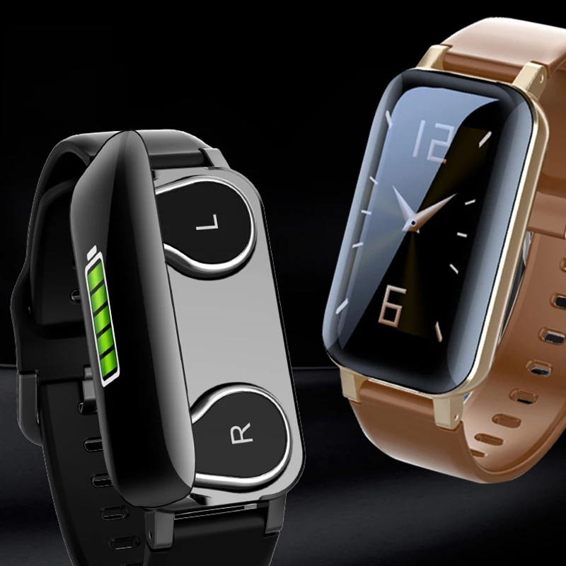 

Sports Smart Bracelet Multi-Function Bluetooth Headset Combo 2 in 1Sports Driving Smart Watch Waterproof Unisex