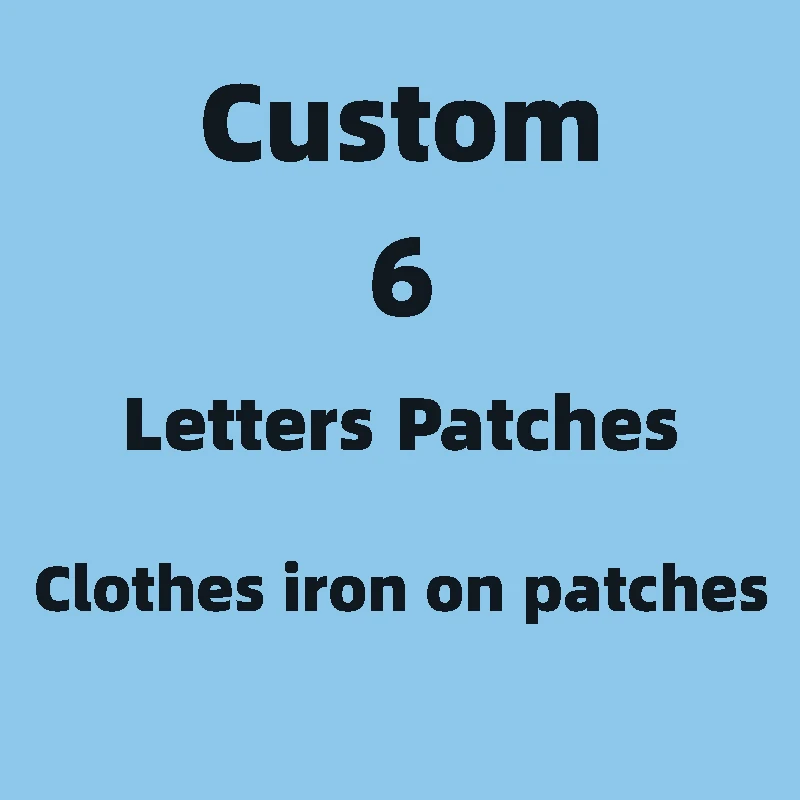 

Creative Custom Brand Logo Patch Stickers on Clothes Badge Embroidered Applique DIY Logo Sew Iron on Letters Patches For Jackets