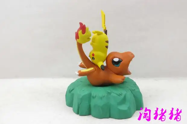 

Tomy Pokemon Action Figure Spot Japanese Glasses Factory Juban Reward Elf Pikachu Charmander Rare Model Ornaments
