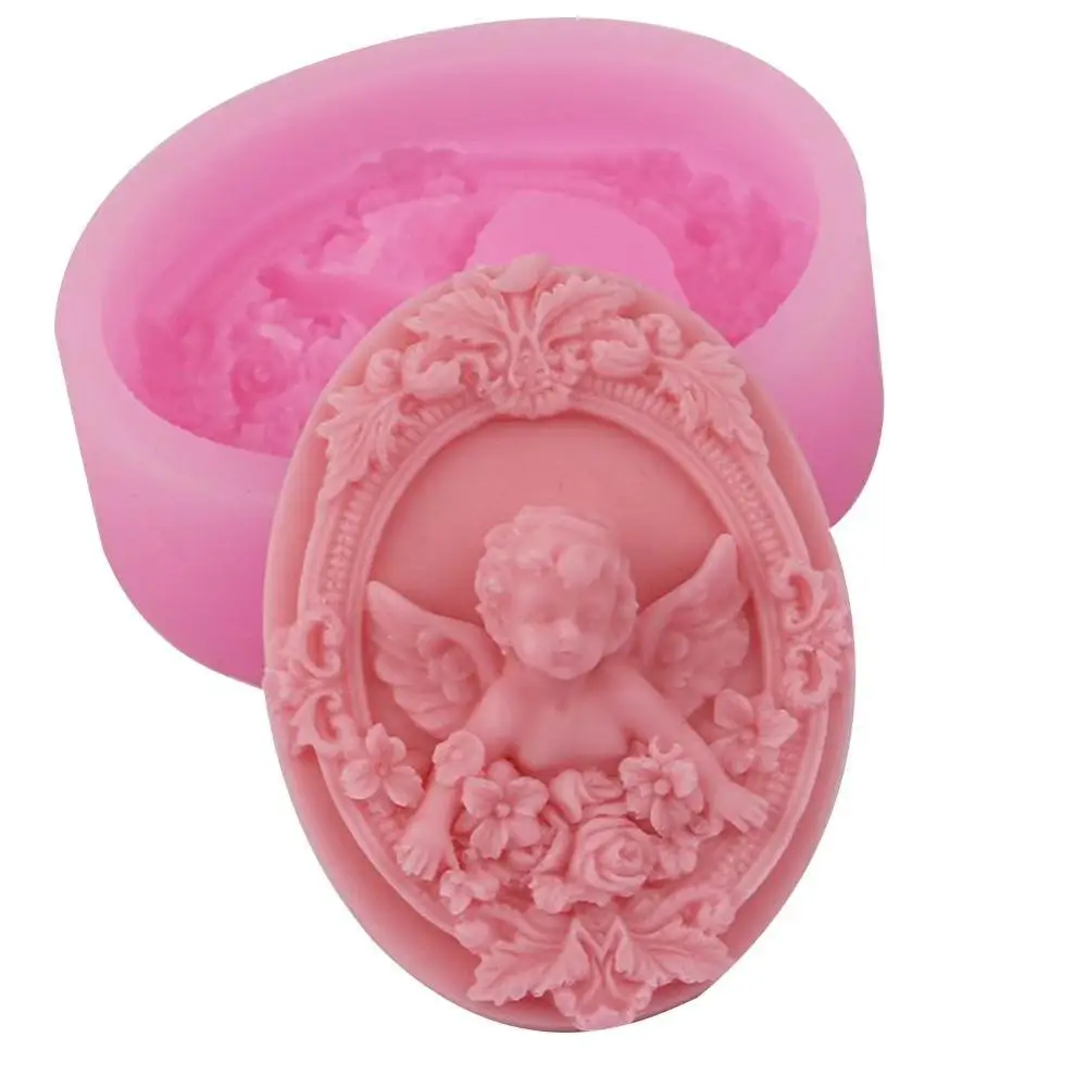 Силиконовая форма для мыла 3D Angel baby Fondant украшения торта сахарная Смола